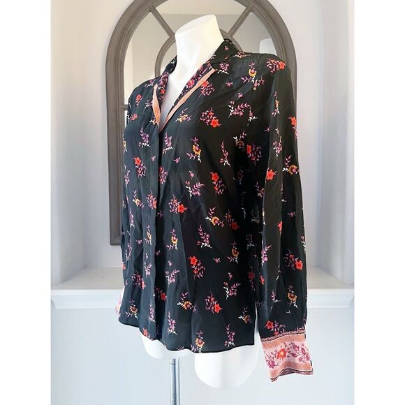 Kobi Halperin Neo Silk Contrast Print Blouse, NWT, Size S - Picture 11 of 16